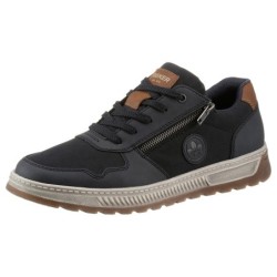 Rieker Sneaker, Freizeitschuh, Halbschuh, Schnürschuh mit Kontrastbesatz