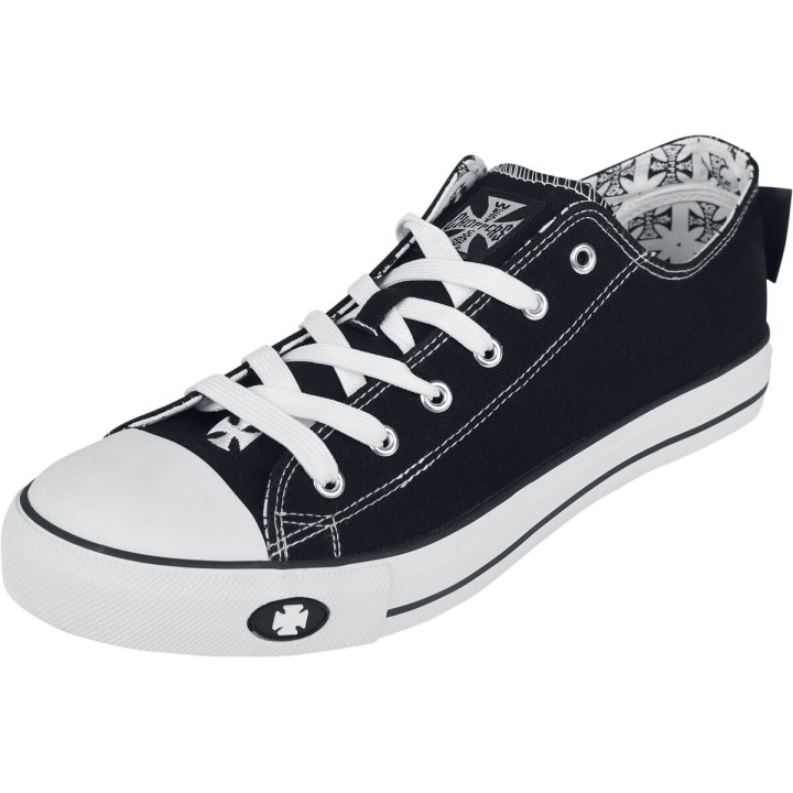 West Coast Choppers Sneaker - Low-Top Warrior - EU36 bis EU46 - Größe EU36 - schwarz
