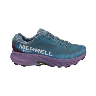 Merrell Agility Peak 5 GTX Schuhe Blau Lila, Größe 44,5 - EUR