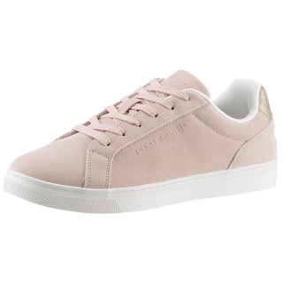 Tommy Hilfiger Sneaker "COLOR POP COURT SNEAKER", Freizeitschuh, Halbschuh, Schnürschuh mit gepolstertem Schaftrand