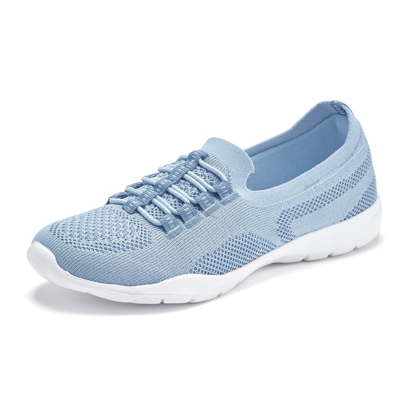 LASCANA Sneaker, Slipper, Halbschuh, zum Reinschlüpfen, leichtes Meshmaterial VEGAN