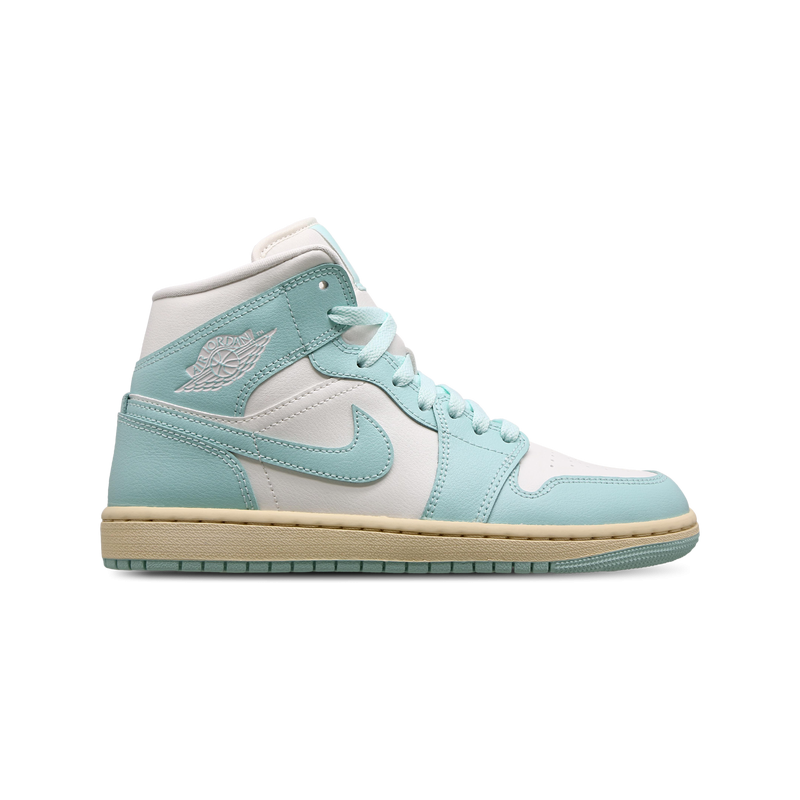 Jordan 1 Mid Damen Schuhe - Weiß - Größe: 36 - Polyester - Foot Locker