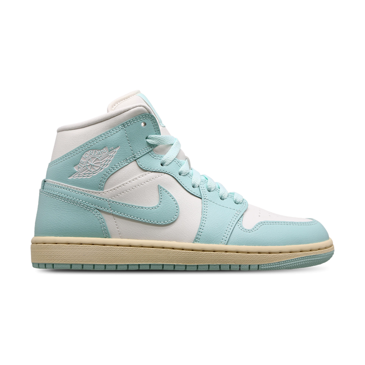 Jordan 1 Mid Damen Schuhe - Weiß - Größe: 36 - Polyester - Foot Locker