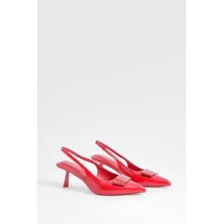 Spitze Slingback-Pumps - Red - 38, Red