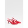 Spitze Slingback-Pumps - Red - 38, Red
