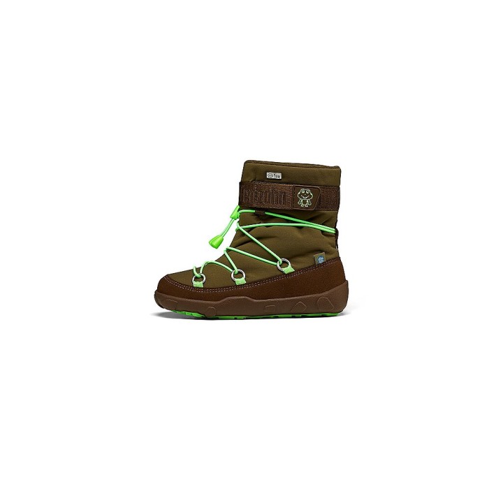 AFFENZAHN Kinder Winterstiefel SNOWY FROSCH grün | 21