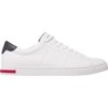 Tommy Hilfiger Sneaker "ESSENTIAL LEATHER DETAIL VUL", mit Kontrastbesatz, Freizeitschuh, Halbschuh, Schnürschuh