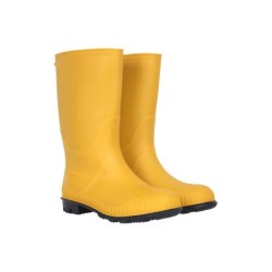 Einfarbige Kinder Gummistiefel - Gelb