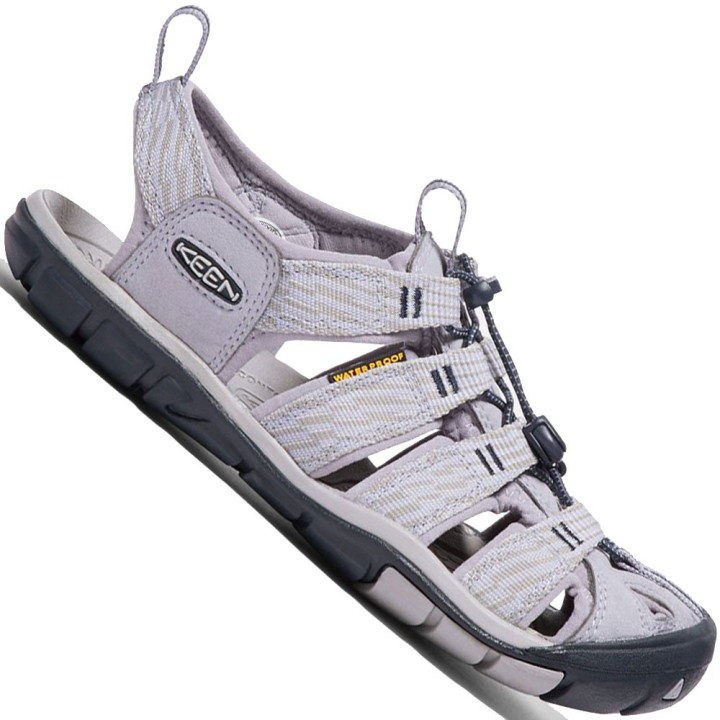 Keen Clearwater CNX Damen-Sandalen Dapple Grey/Dress Blue