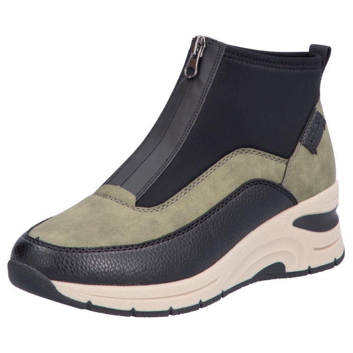 Rieker Sneaker, Freizeitschuh, High Top Sneaker, Stiefelette mit modischer Laufsohle