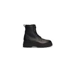 TOMMY HILFIGER Schnürboots schwarz | 36