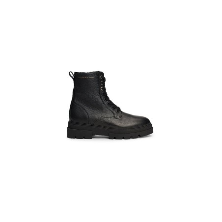 TOMMY HILFIGER Schnürboots schwarz | 36