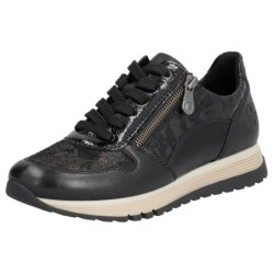 Rieker Sneaker, Freizeitschuh, Halbschuh, Schnürschuh mit Außen-Reißverschluss