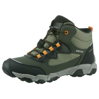 Geox Sneaker "J MAGNETAR BOY B ABX", Trekkingboots, Schnürboots, Kindergartenschuh mit Schnellverschluss