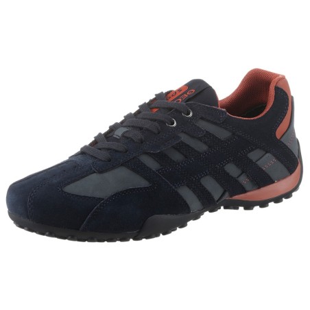 Geox Sneaker "UOMO SNAKE A", Freizeitschuh, Halbschuh, Schnürschuh mit herausnehmbarer Innensohle