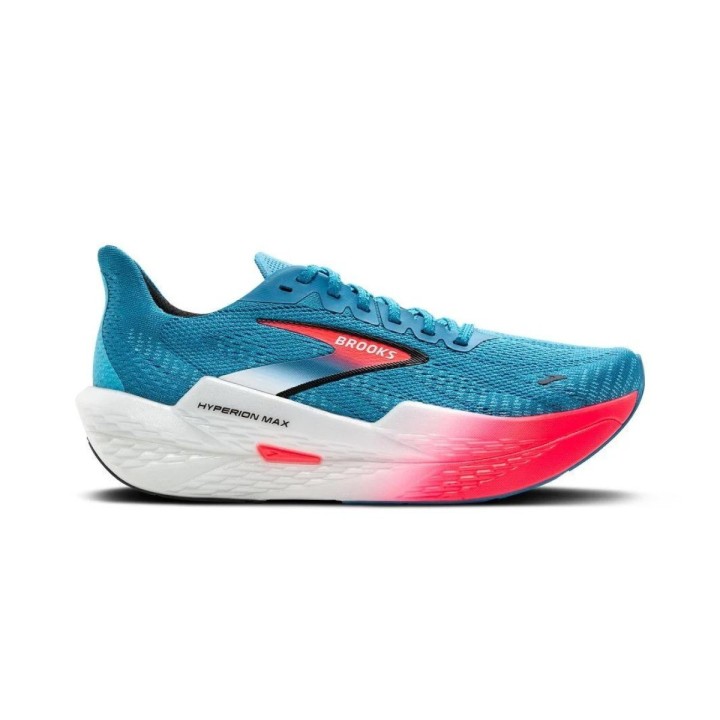 Damen Turnschuhe Brooks Hyperion Max 2 Grau Orange, Größe 38 - EUR