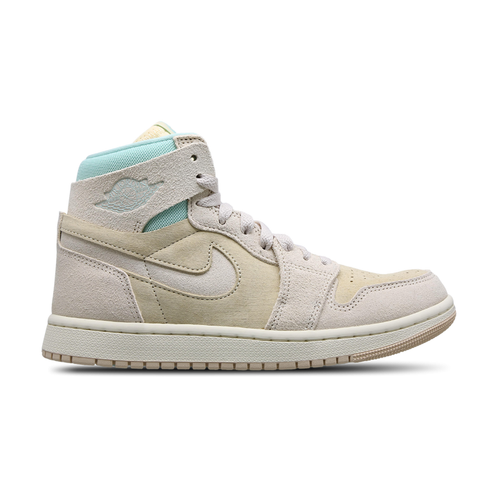 Jordan 1 Mid Damen Schuhe - Weiß - Größe: 38.5 - Polyester - Foot Locker