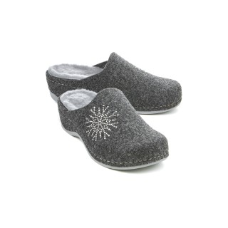 Lammfell-Pantolette Rückenfit