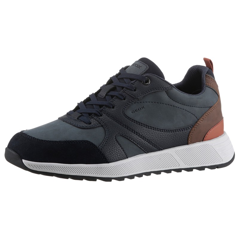 Geox Sneaker "U MOLVENO A", Freizeitschuh, Halbschuh, Schnürschuh mit Plateausohle