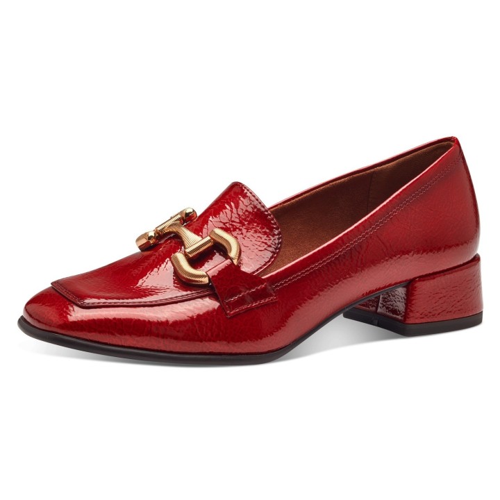 Tamaris Slipper, Blockabsatz, Pumps, Halbschuh, Schlupfschuh mit modischer Zierspange