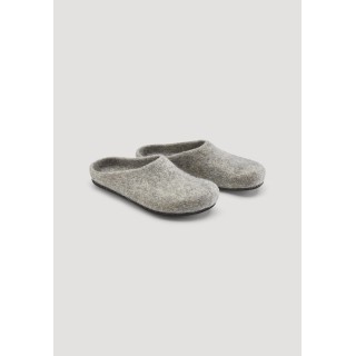 hessnatur Hausschuhe Filz-Hausschuhe aus Gotlandschaf-Schurwolle - grau - Größe 36