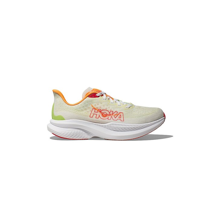HOKA Damen Wettkampfschuhe Mach 6 weiss | 37 1/3