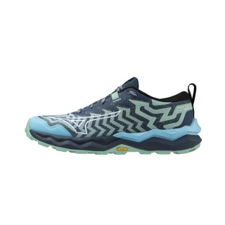 Mizuno Wave Daichi 8 Blau Grün  Damenschuhe, Größe 38 - EUR