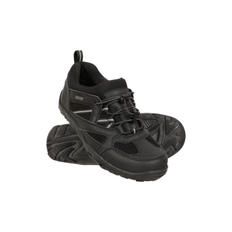 Meander Wasserdichte Wanderschuhe für Kinder - Schwarz