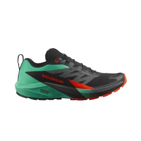 Salomon Sense Ride 5 Schwarz Grün  Schuhe, Größe EU 42