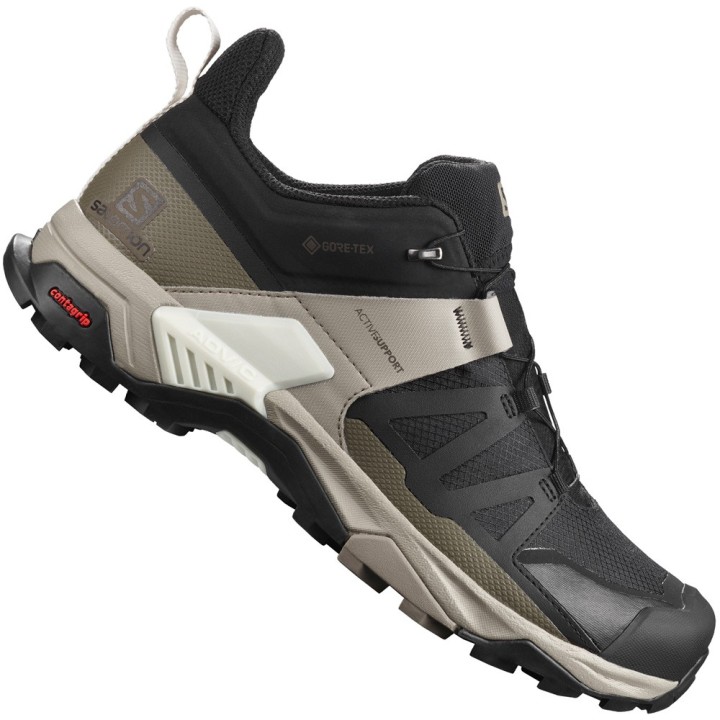 Salomon X Ultra 4 GTX Black/Vintage Kaki/Vanila Ice