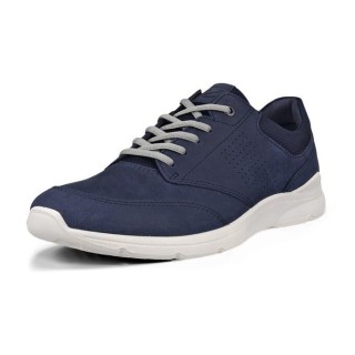 Ecco Sneaker "IRVING", mit weißer Laufsohle, Freizeitschuh, Halbschuh, Schnürschuh