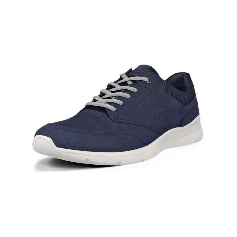 Ecco Sneaker "IRVING", mit weißer Laufsohle, Freizeitschuh, Halbschuh, Schnürschuh