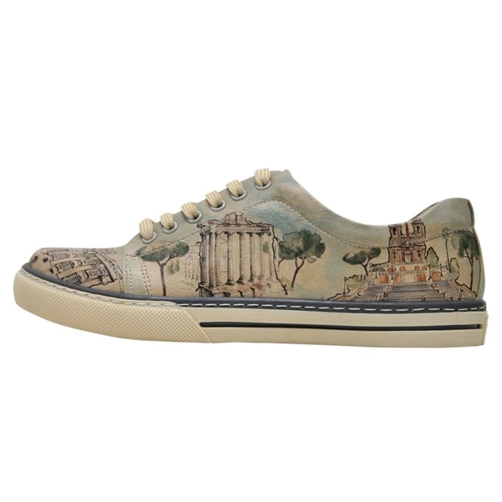 DOGO Sneaker "Damen Sneaker All Roads Lead To Rome Vegan Damen Sneaker /", Vegan