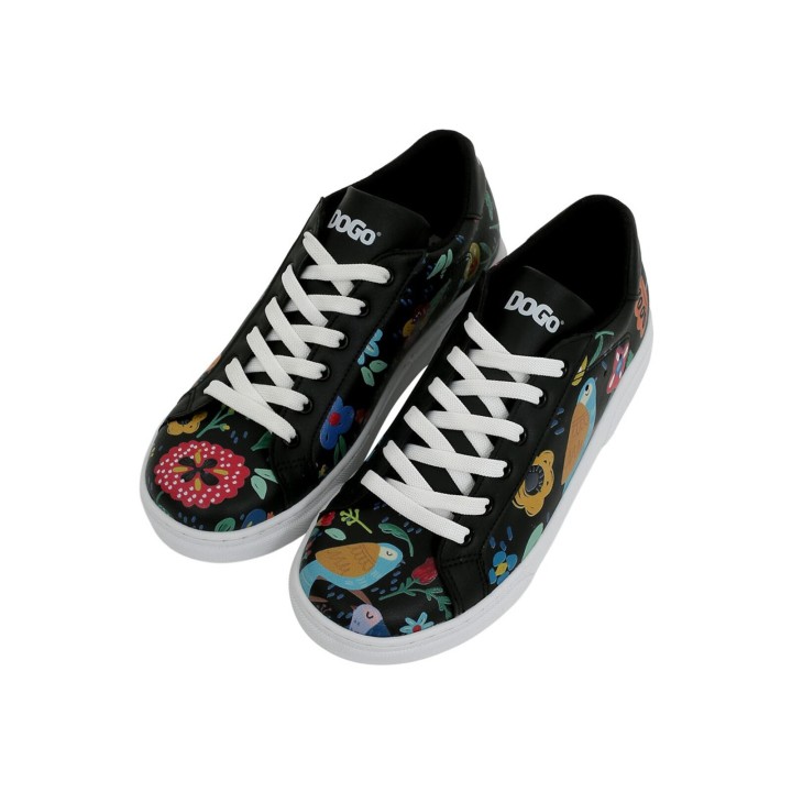 DOGO Sneaker "Ace Sneakers Flowers & Birds Damen Sneaker / Female", Vegan