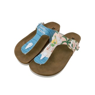 DOGO Zehentrenner "Lila Queen Of The Beach Damen Sandalen/ Sandaletten / Female", Vegan