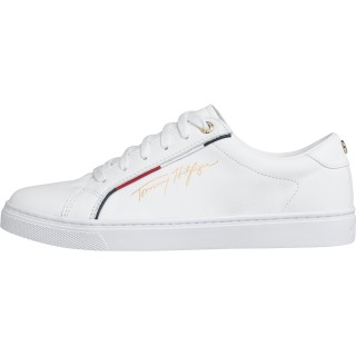 Tommy Hilfiger Sneaker "TOMMY HIFLIGER SIGNATURE SNEAKER", mit bunter Paspellierung, Freizeitschuh, Halbschuh, Schnürschuh