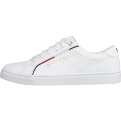 Tommy Hilfiger Sneaker "TOMMY HIFLIGER SIGNATURE SNEAKER", mit bunter Paspellierung, Freizeitschuh, Halbschuh, Schnürschuh