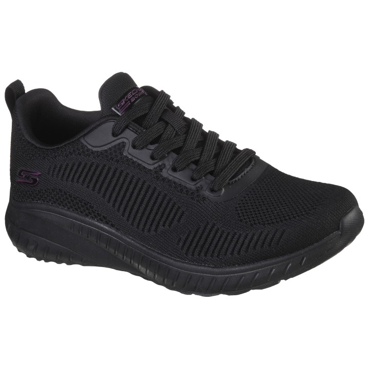 Skechers Sneaker "BOBS SQUAD CHAOS FACE OFF", Freizeitschuh, Halbschuh, Schnürschuh mit Komfort-Innensohle