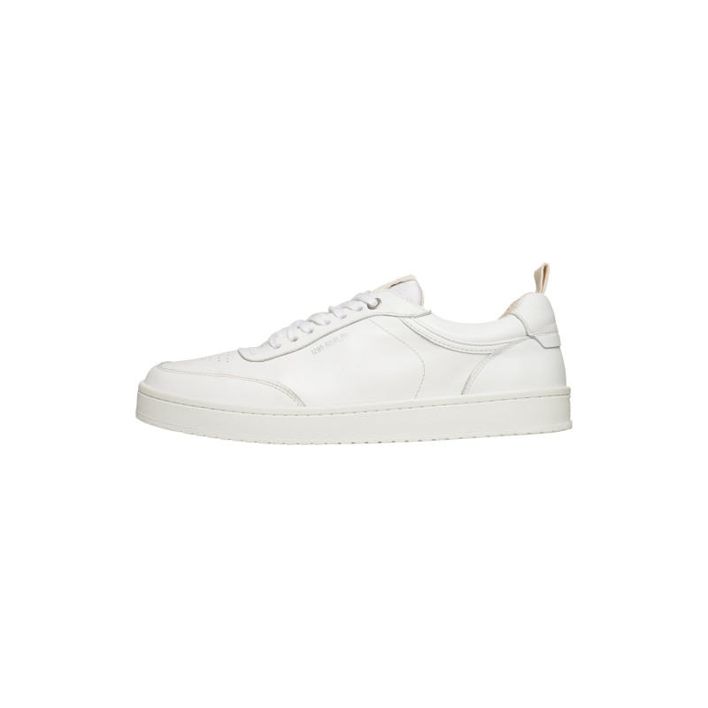 N91 Sneaker "Court M AB Herrensneaker", Turnschuh Leder handgefertigt, sportlicher Freizeitschuh Herren