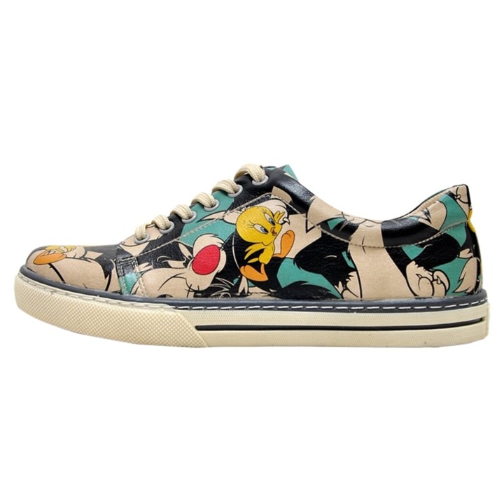 DOGO Sneaker "Sneaker Catch Me If You Can Tweety Damen Sneaker / Female", Vegan