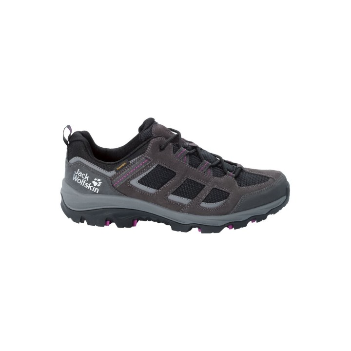 Jack Wolfskin Vojo 3 Texapore Low Women Wasserdichte Wanderschuhe Damen 39.5 miscellaneous,grey,purple Dark Steel / Purple