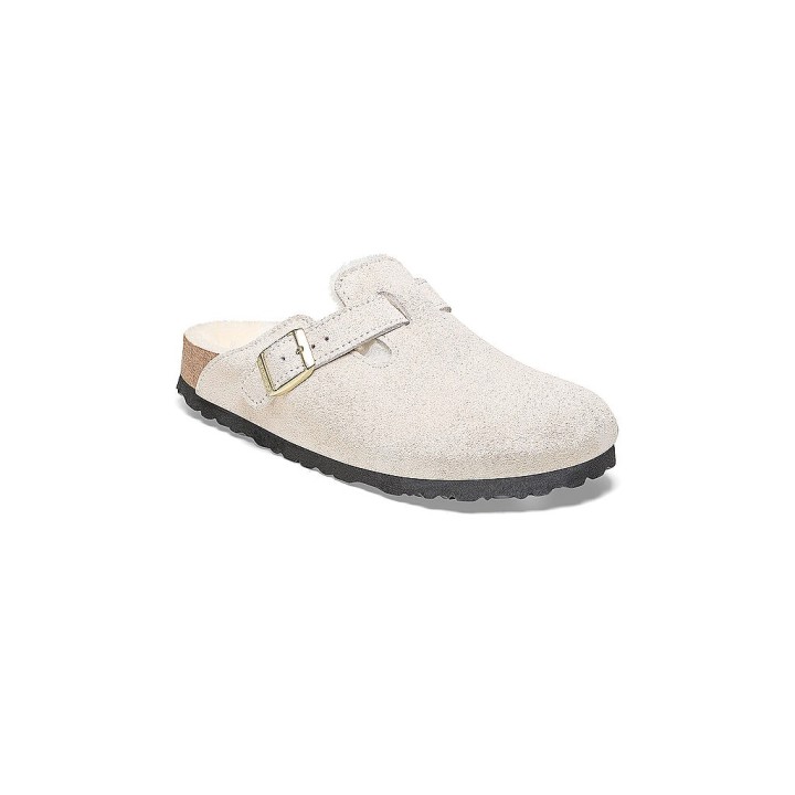 BIRKENSTOCK Clogs BOSTON SHEARLING creme | 36