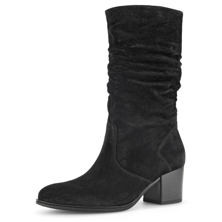 Gabor Stiefel "Ancona", Blockabsatz, Kurzstiefel, Businessstiefel im slouchy-Look
