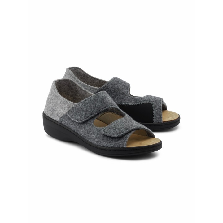 Hallux-Filz-Hausschuh Reflex