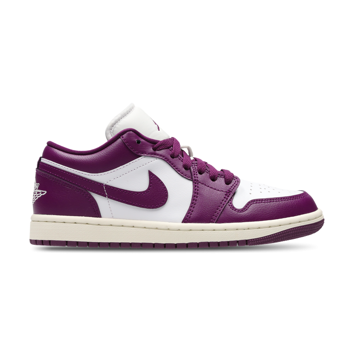 Jordan 1 Low Damen Schuhe - Weiß - Größe: 36.5 - Leder, Synthetik - Foot Locker