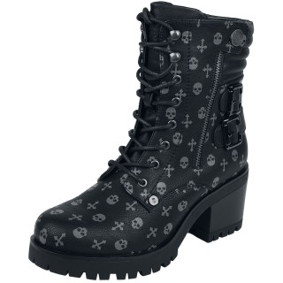 Rock Rebel by EMP - Rock Boot - Lace-Up Boots - EU37 bis EU40 - für Damen - Größe EU37 - schwarz