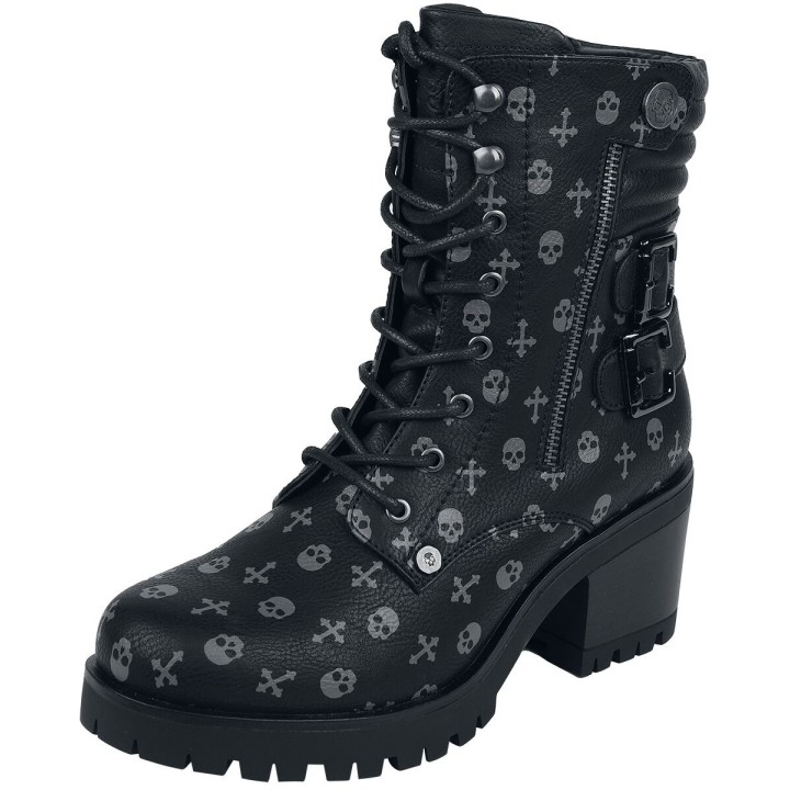 Rock Rebel by EMP - Rock Boot - Lace-Up Boots - EU37 bis EU40 - für Damen - Größe EU37 - schwarz