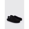 Schwarze Mules aus Wildlederimitat - 43, Schwarz