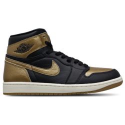 Jordan Aj1 Retro High Og Herren Schuhe - Schwarz - Größe: 40.5 - Leder - Foot Locker