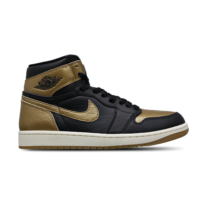 Jordan Aj1 Retro High Og Herren Schuhe - Schwarz - Größe: 40.5 - Leder - Foot Locker